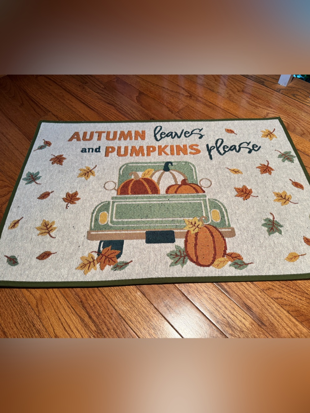 Seasonal Autumn Fall Decoration Rug
